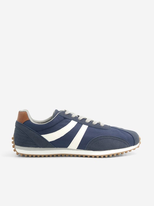 Tweekleurige sneakers met veters - Kiabi