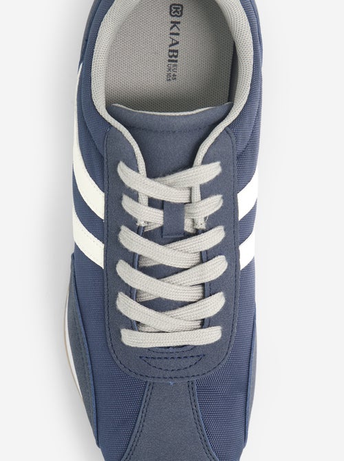 Tweekleurige sneakers met veters - Kiabi