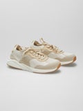 Tweekleurige sneakers van mesh BIEGE - Kiabi