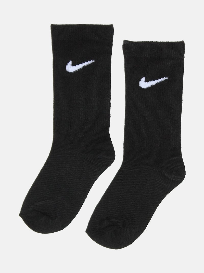 Tweekleurige sokken - Nike Zwart - Kiabi