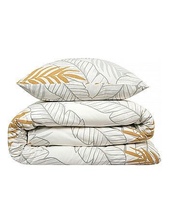 Tweepersoons beddengoedset met botanische print