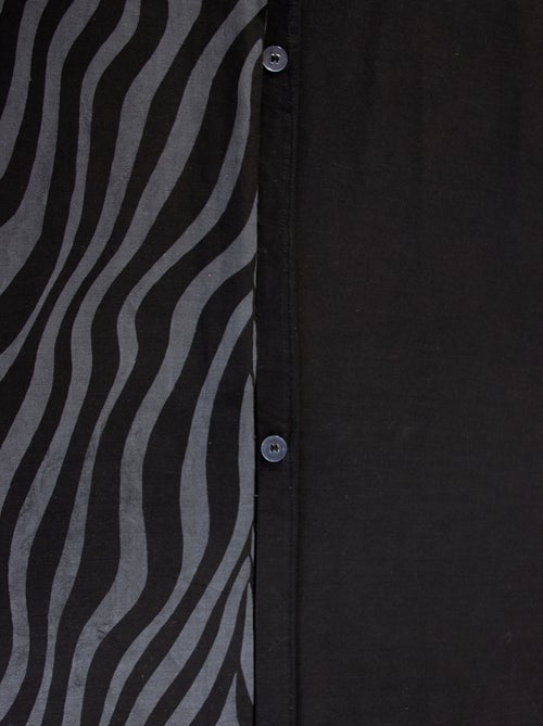 Tweepersoons dekbedovertrekset met zebraprint - Kiabi Tweepersoons dekbedovertrekset met zebraprint - Kiabi