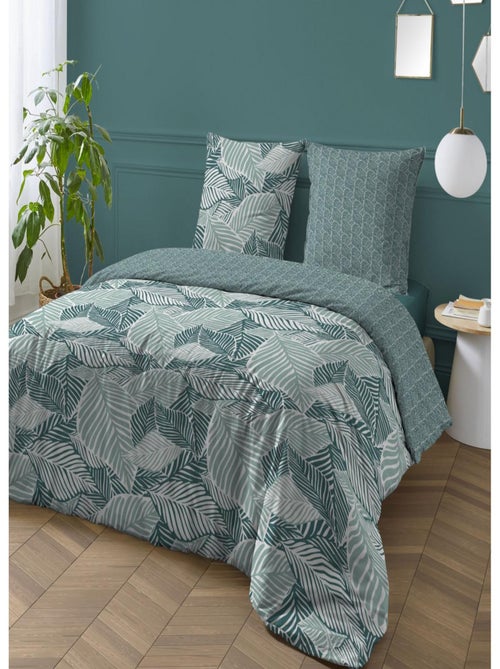 Tweepersoons dekbedovertrekset omkeerbaar katoen Oeko-Tex groen – Future Home - Kiabi Tweepersoons dekbedovertrekset omkeerbaar katoen Oeko-Tex groen – Future Home - Kiabi