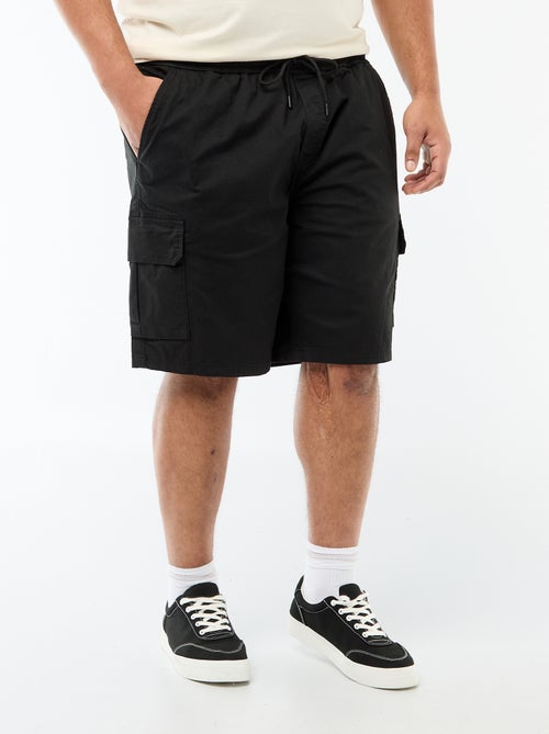 Twill bermuda met meerdere zakken - Kiabi