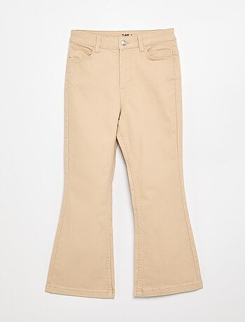 Twill broek met verstelbare taille