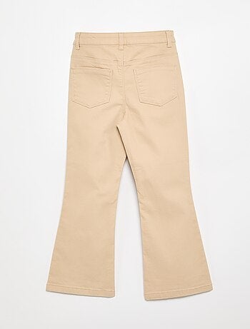 Twill broek met verstelbare taille