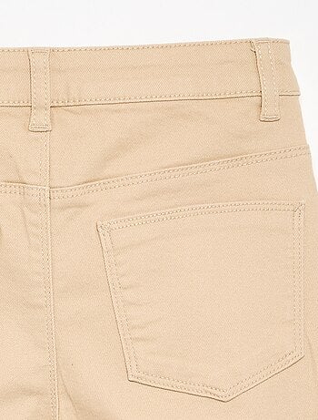 Twill broek met verstelbare taille