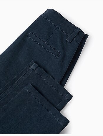 Twill chino broek 'slim fit'
