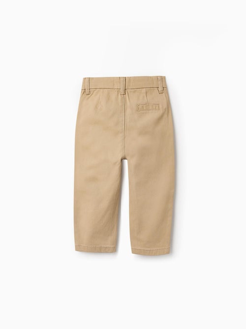 Twill chino broek, van katoen met een beetje stretch voor meer comfort en bewegingsvrijheid. - Kiabi