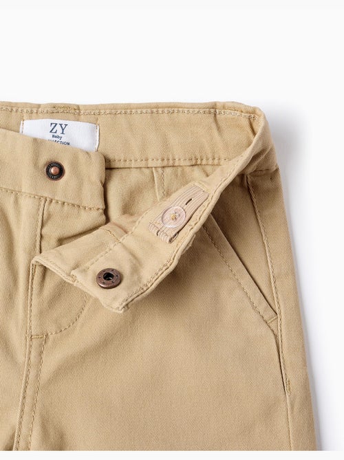 Twill chino broek, van katoen met een beetje stretch voor meer comfort en bewegingsvrijheid. - Kiabi