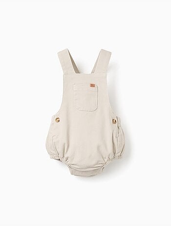 Twill jumpsuit met borstzak