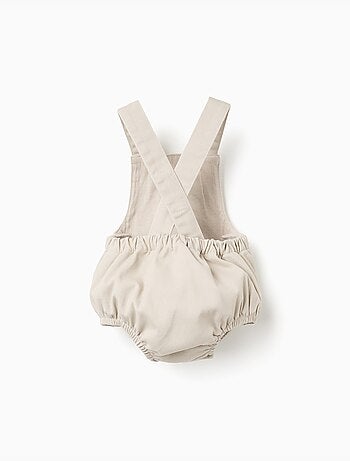Twill jumpsuit met borstzak
