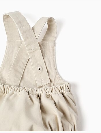 Twill jumpsuit met borstzak