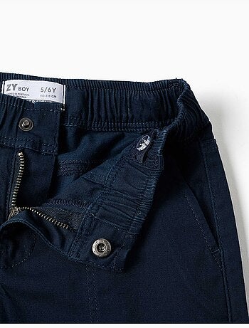 Twill timmermansbroek met elastische taille