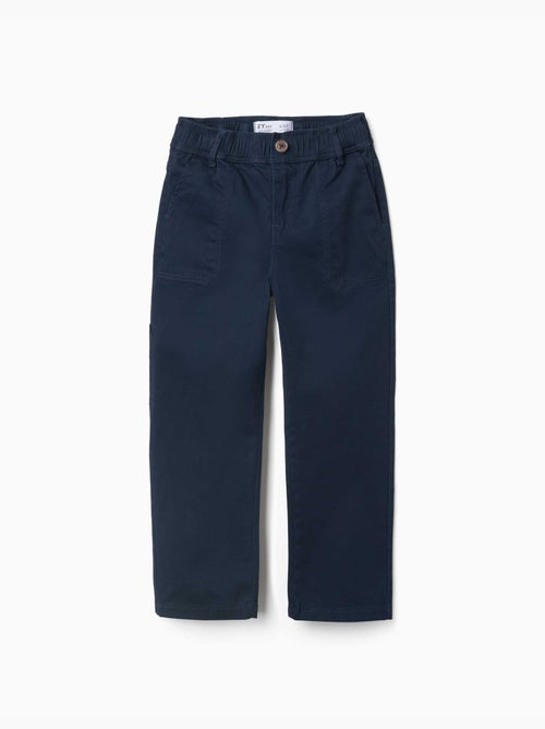 Twill timmermansbroek met elastische taille - Kiabi