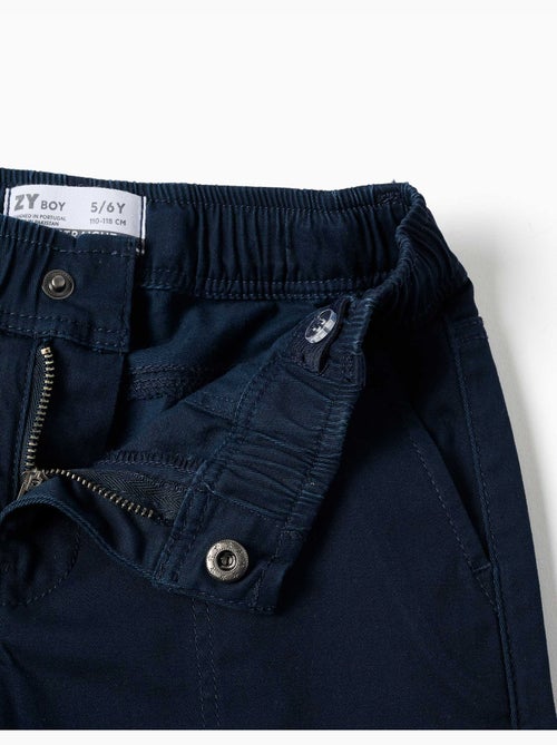 Twill timmermansbroek met elastische taille - Kiabi
