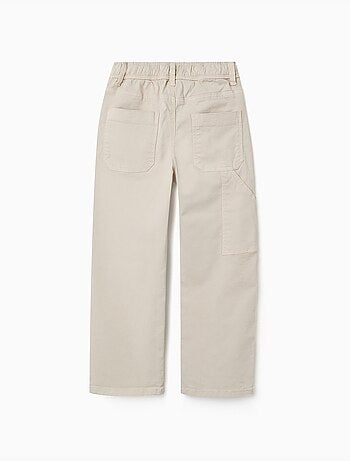 Twill timmermansbroek met elastische taille