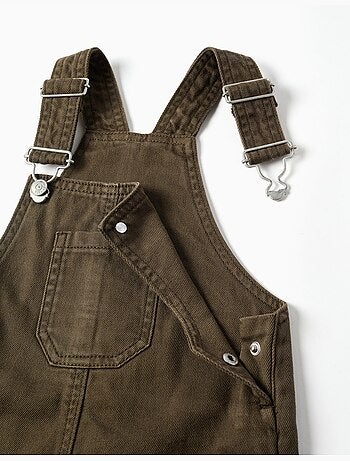 Twill tuinbroek met borstzak