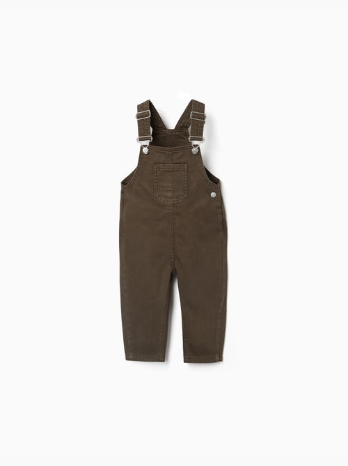 Twill tuinbroek met borstzak - Kiabi