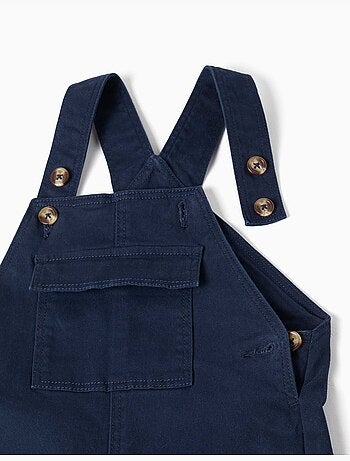 Twill tuinbroek met klepzak