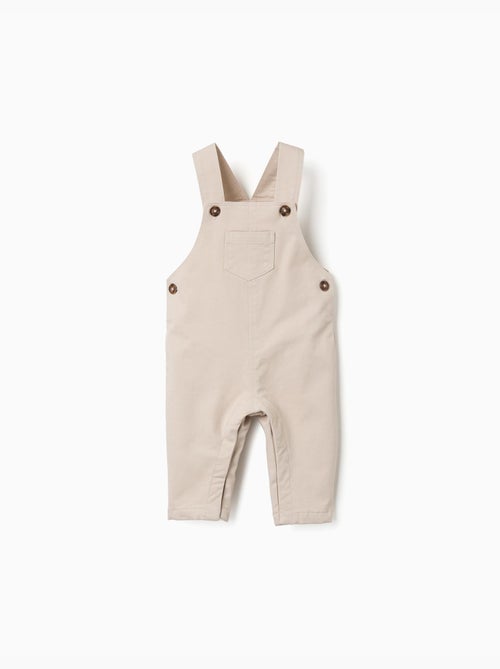 Twill tuinbroek met voorzak - Kiabi