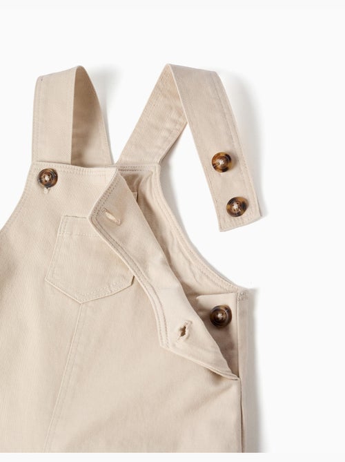 Twill tuinbroek met voorzak - Kiabi