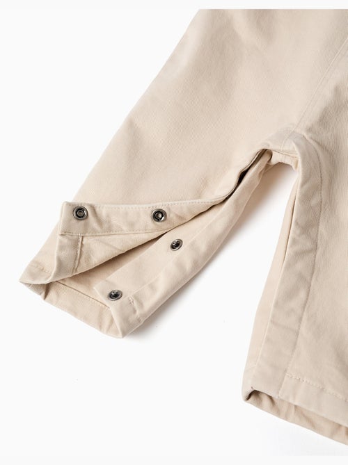 Twill tuinbroek met voorzak - Kiabi
