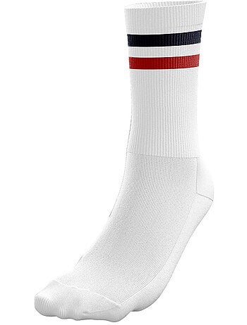 Twinday lot de 10 paires de chaussettes homme coton sport blanc twinday