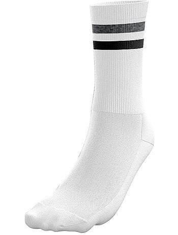 Twinday lot de 10 paires de chaussettes homme coton sport blanc twinday