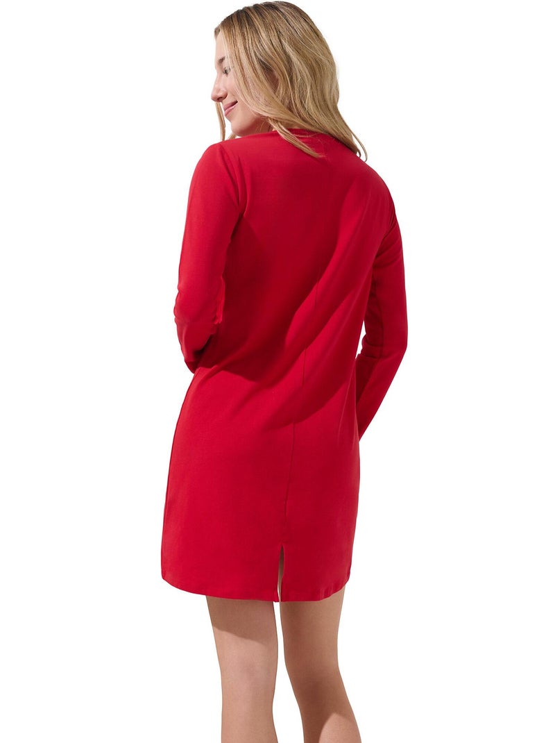 Twinkle nachthemd met lange mouwen star Rood - Kiabi