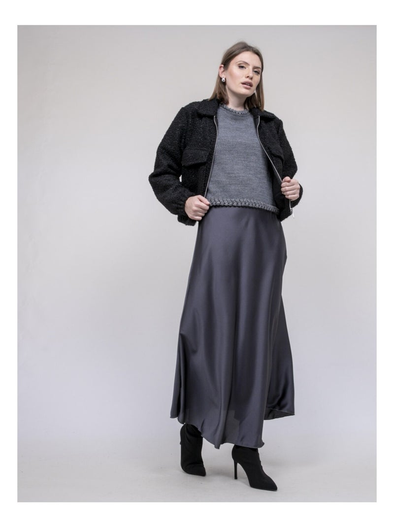 Ubilive shearling jacket Zwart - Kiabi