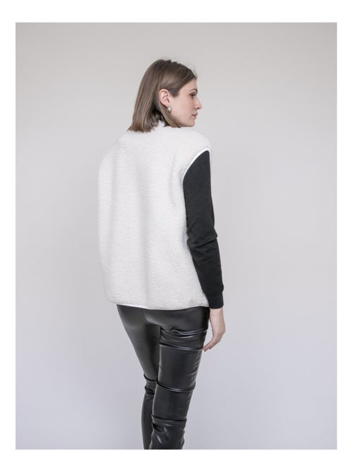 Udolma mouwloos sherpa-vest - Kiabi Udolma mouwloos sherpa-vest - Kiabi