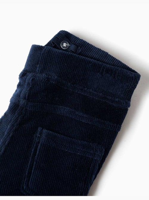 Uitlopende corduroy leggings met elastische taille - Kiabi Uitlopende corduroy leggings met elastische taille - Kiabi