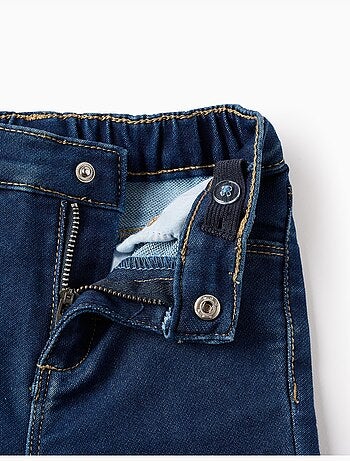 Uitlopende denim broek in comfort denim