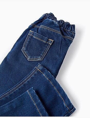 Uitlopende denim broek in comfort denim