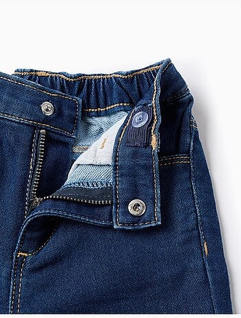 Uitlopende denim broek in comfort denim