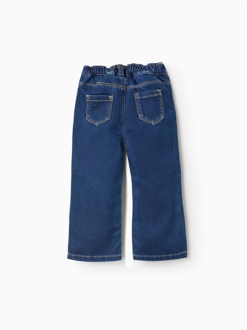 Uitlopende denim broek in comfort denim - Kiabi