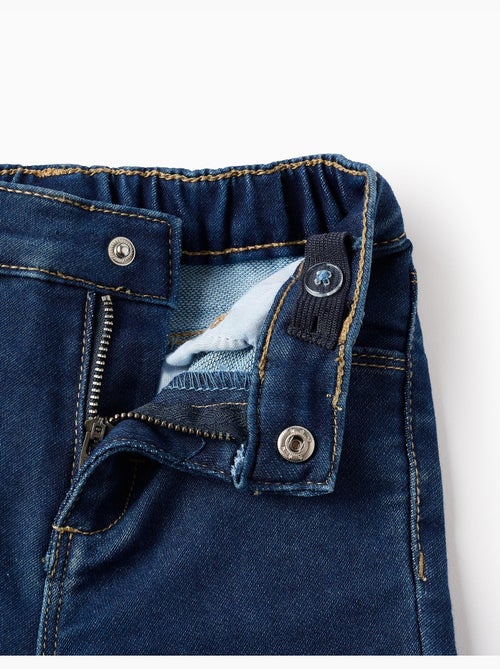 Uitlopende denim broek in comfort denim - Kiabi