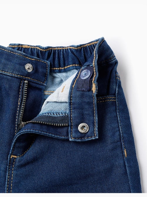 Uitlopende denim broek in comfort denim - Kiabi