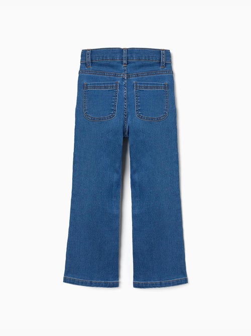 Uitlopende jeans met verstelbare taille en zakken - Kiabi Uitlopende jeans met verstelbare taille en zakken - Kiabi