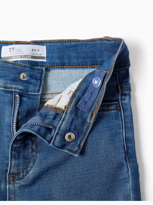 Uitlopende jeans met verstelbare taille en zakken - Kiabi Uitlopende jeans met verstelbare taille en zakken - Kiabi