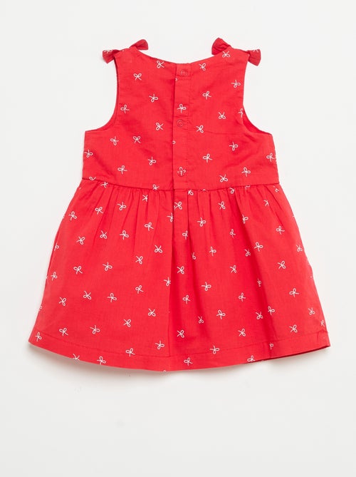 Uitlopende mouwloze jurk - Kiabi