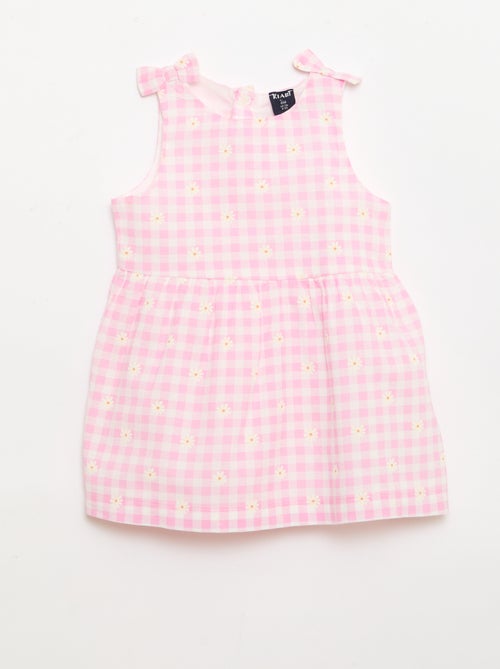 Uitlopende mouwloze jurk - Kiabi