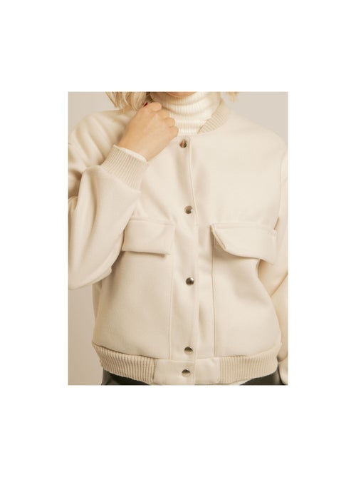 Ulivia bomberjack met wollen look - Kiabi Ulivia bomberjack met wollen look - Kiabi