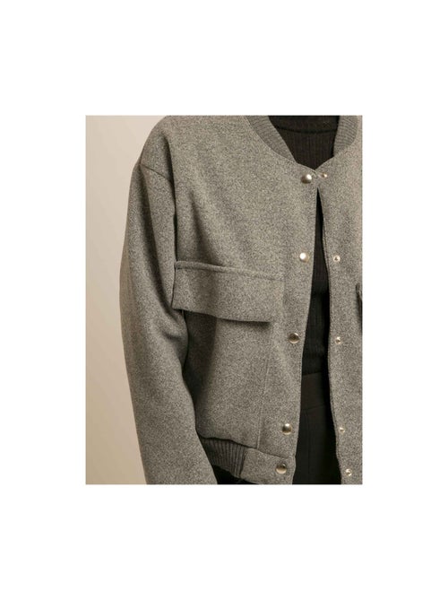 Ulivia bomberjack met wollen look - Kiabi Ulivia bomberjack met wollen look - Kiabi