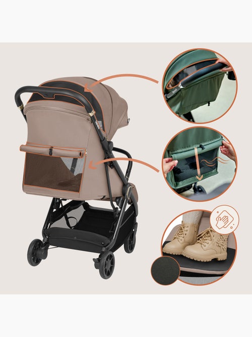 Ultra-compacte buggy LIONELO Bess - Vliegtuig geschikt - Lichtgewicht - Snel inklapbaar - Kiabi Ultra-compacte buggy LIONELO Bess - Vliegtuig geschikt - Lichtgewicht - Snel inklapbaar - Kiabi