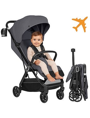 Ultra-compacte buggy LIONELO Bess - Vliegtuig geschikt - Lichtgewicht - Snel inklapbaar