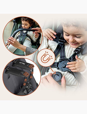 Ultra-compacte buggy LIONELO Bess - Vliegtuig geschikt - Lichtgewicht - Snel inklapbaar