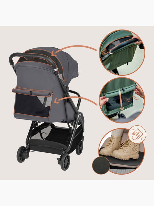 Ultra-compacte buggy LIONELO Bess - Vliegtuig geschikt - Lichtgewicht - Snel inklapbaar - Kiabi Ultra-compacte buggy LIONELO Bess - Vliegtuig geschikt - Lichtgewicht - Snel inklapbaar - Kiabi