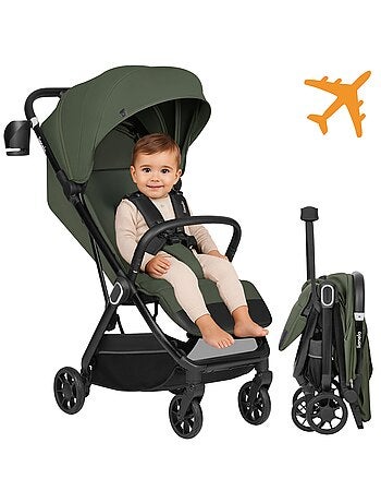Ultra-compacte buggy LIONELO Bess - Vliegtuig geschikt - Lichtgewicht - Snel inklapbaar
